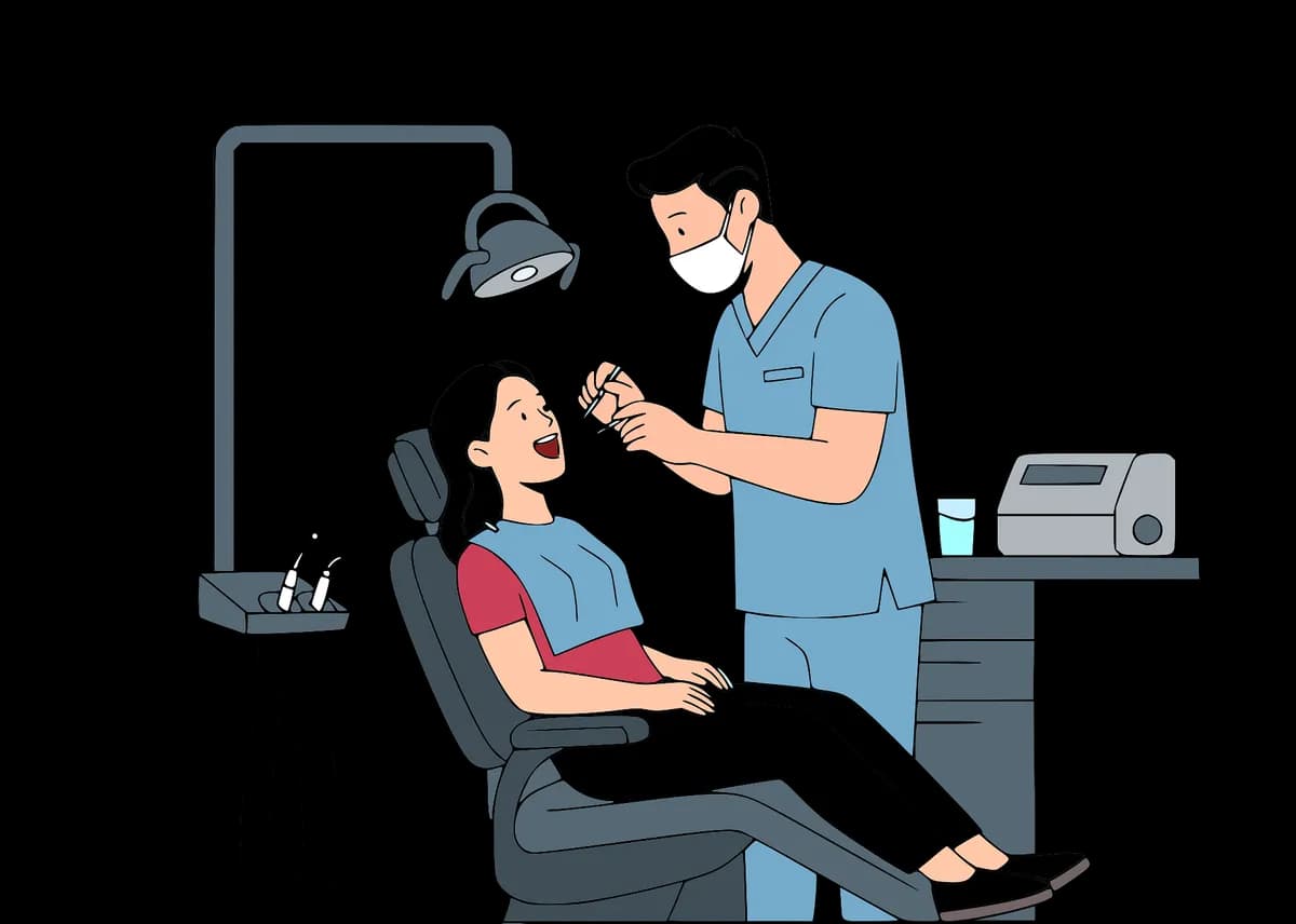 Illustration of a female doctor at Jerou